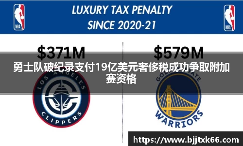 勇士队破纪录支付19亿美元奢侈税成功争取附加赛资格